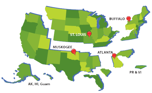 regional offices map